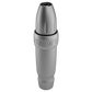 Xion S, one of the most versatile machines in the PMU industry, which allows you to easily change the give and the stroke length, shown in frost anodized alluminum, view of RCA plug Spektra Xion S Frost