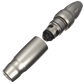 Xion S, one of the most versatile machines in the PMU industry, which allows you to easily change the give and the stroke length, shown in frost anodized alluminum Spektra Xion S Frost